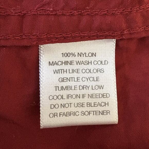 REI Coop Red Button Down Vented Performance Shirt Tab Sleeve‎ Mens Large (27) - Picture 5 of 6